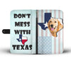 Golden Retriever Dog Print Limited Edition Wallet Case-Free Shipping-Tx State