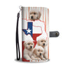 Golden Retriever Puppies Print Wallet Case-Free Shipping-TX State