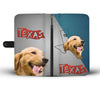 Amazing Golden Retriever Print Wallet Case- Free Shipping-TX State