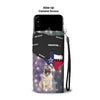 Lovely Pug Dog Print Wallet Case-Free Shipping-TX State