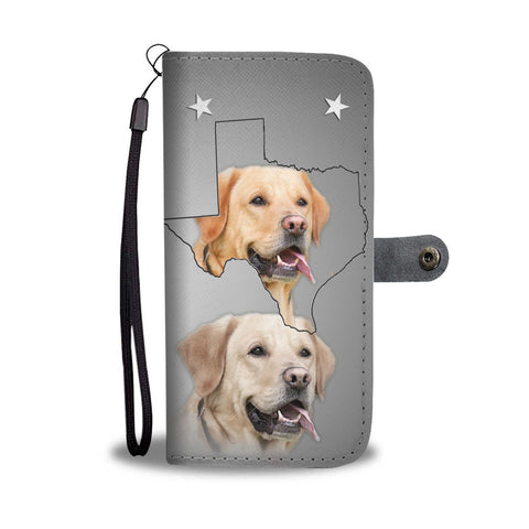 Amazing Labrador Retriever Print Wallet Case- Free Shipping-TX State