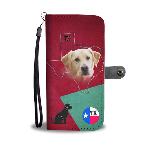 Amazing Labrador Retriever Print Wallet Case- Free Shipping-TX State