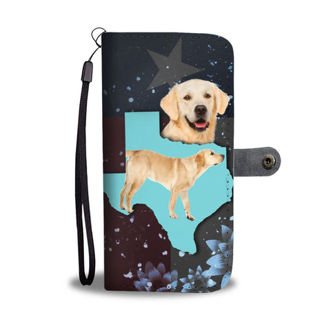 Lovely Labrador Retriever Dog Print Wallet Case-Free Shipping-TX State