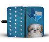 Cute Shih Tzu Print Wallet Case-Free Shipping-TX State