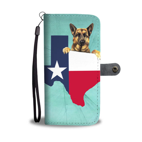 Amazing German Shepherd Dog Print Wallet Case-Free Shipping-TX State