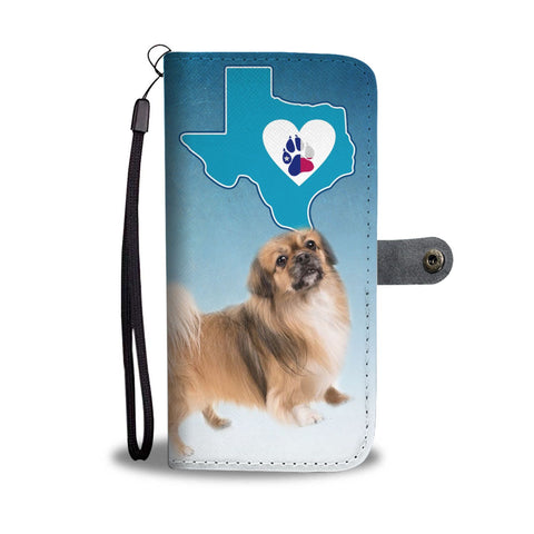 Tibetan Spaniel Print Wallet Case-Free Shipping-TX State