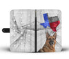 German Shepherd Print Wallet Case-Free Shipping-TX State