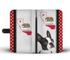 Boston Terrier Print Wallet Case-Free Shipping-CA State