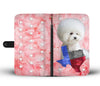 Lovely Bichon Frise Wallet Case-Free Shipping- TX State