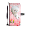 Bichon Frise Print Wallet Case-Free Shipping-NV State