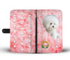 Bichon Frise Print Wallet Case-Free Shipping-NV State