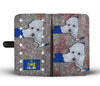 Cute Poodle Dog Print Wallet Case-Free Shipping-NY State