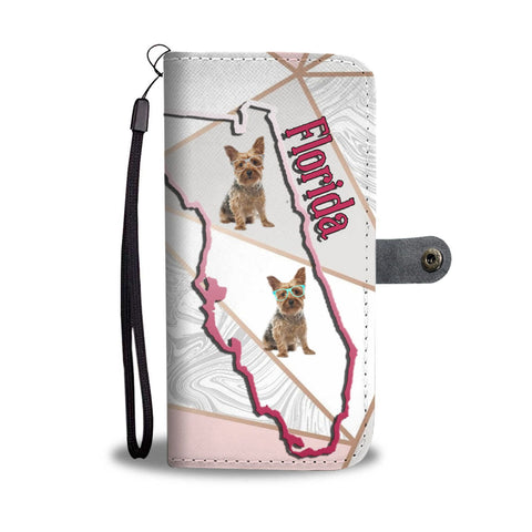 Yorkshire Terrier (Yorkie) Print Wallet Case-Free Shipping-FL State