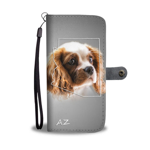 Cavalier King Charles Spaniel Print Wallet Case-Free Shipping-AZ State