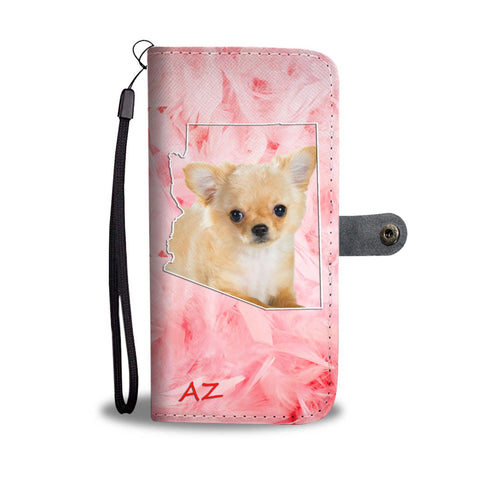 Cute Chihuahua Print Wallet Case- Free Shipping- AZ State