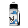 Boston Terrier Dog Print Wallet Case-Free Shipping-VA State