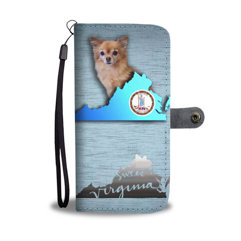 Chihuahua Dog Print Wallet Case-Free Shipping-VA State