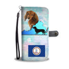 Dachshund Dog Print Wallet Case-Free Shipping-VA State