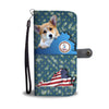 Pembroke Welsh Corgi Dog Print Wallet Case-Free Shipping-VA State