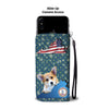 Pembroke Welsh Corgi Dog Print Wallet Case-Free Shipping-VA State