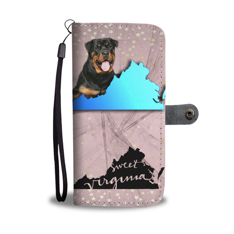 Rottweiler Dog Print Wallet Case-Free Shipping-VA State