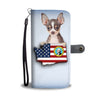 Chihuahua Dog Print Wallet Case-Free Shipping-WA State