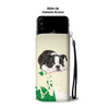 Boston Terrier Print Wallet Case-Free Shipping-GA State