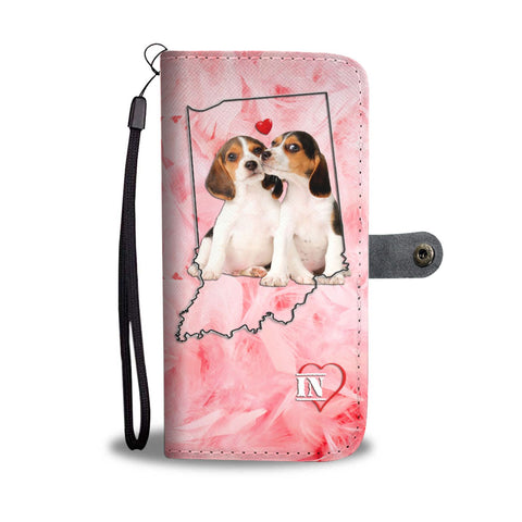 Cute Beagle Dog Print Wallet Case-Free Shipping-IN State