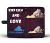 Golden Retriever Dog Art Print Wallet Case-Free Shipping-VA State