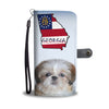 Shih Tzu Print Wallet Case-Free Shipping-GA State