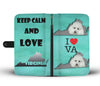 Poodle Dog Print Wallet Case-Free Shipping-VA State