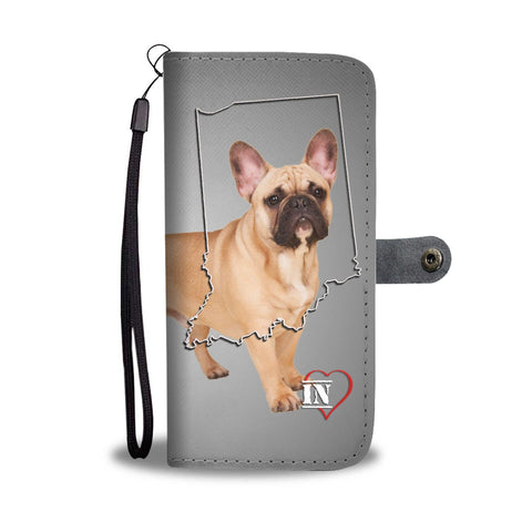 French Bulldog Print Wallet Case-Free Shipping- IN State