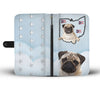 Pug Print Wallet Case-Free Shipping-OH State