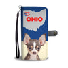 Chihuahua Print Wallet Case-Free Shipping-OH State