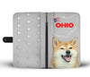 Shiba Inu Print Wallet Case-Free Shipping-OH State