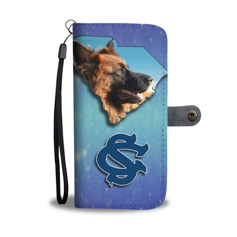 German Shepherd Dog Print Wallet Case-Free Shipping-SC State