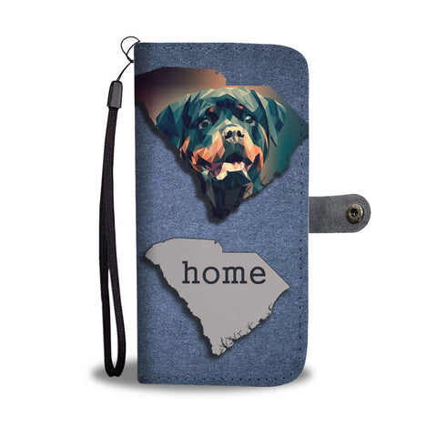 Rottweiler Dog Vector Art Print Wallet Case-Free Shipping-SC State