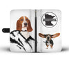 Basset Hound Print Wallet Case-Free Shipping-MN State