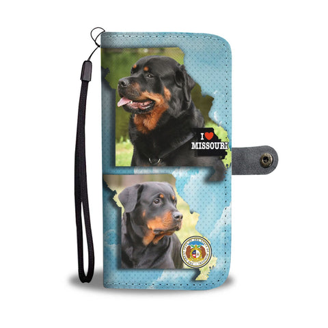 Rottweiler Dog Print Wallet Case-Free Shipping-MO State