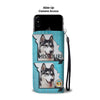 Siberian Husky Print Wallet Case-Free Shipping-MO State