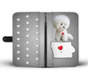 Bichon Frise Print Wallet Case-Free Shipping- IA State