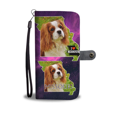 Cavalier King Charles Spaniel Print Wallet Case-Free Shipping-MO State