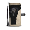 Black Labrador Print Wallet Case-Free Shipping-VT State