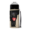 Black Labrador Print Wallet Case-Free Shipping-VT State