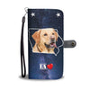 Cute Labrador Retriever Print Wallet Case- Free Shipping-IA State