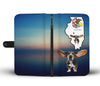 Basset Hound Print Wallet Case-Free Shipping-IL State