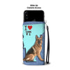 German Shepherd Dog Print Wallet Case-Free Shipping-VT State