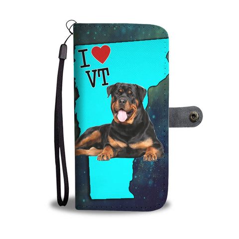 Rottweiler Dog Print Wallet Case-Free Shipping-VT State