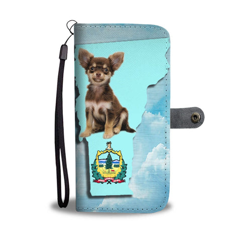 Cute Chihuahua Print Wallet Case-Free Shipping-VT State