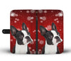 Boston Terrier Christmas Print Wallet Case-Free Shipping